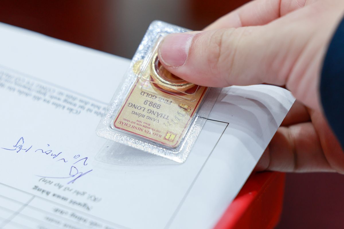 The price of gold rings on the morning of October 24 was traded at 150.5 - 153.5 million VND/tael (buy - sell). Photo: Hai Nguyen