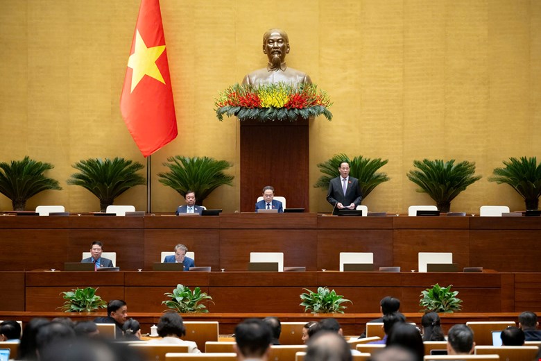 Phien hop sang 24.10 cua Quoc hoi. Anh: Quochoi.vn