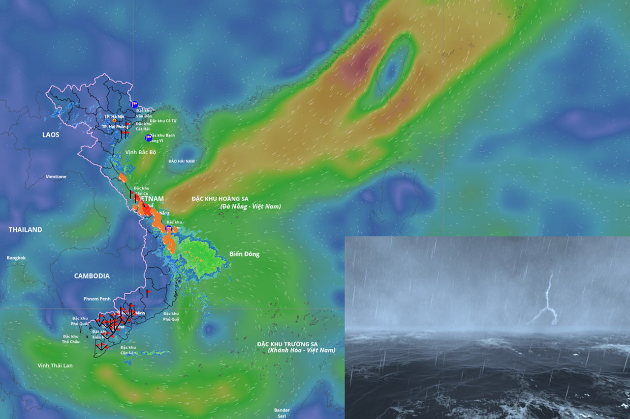 Tropical depression is about to dissipate but continues to cause bad weather due to the combination of cold air