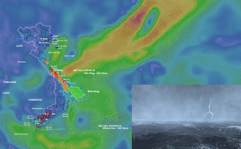 Tropical depression is about to dissipate but continues to cause bad weather due to the combination of cold air