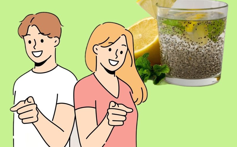 Important notes to help chia seeds maximize weight loss effects. Graphics: Phuong Thao