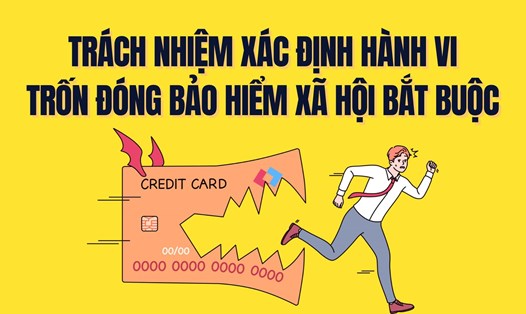 Trách nhiệm xác định hành vi trốn đóng bảo hiểm xã hội (BHXH) bắt buộc. Đồ họa: Trà My