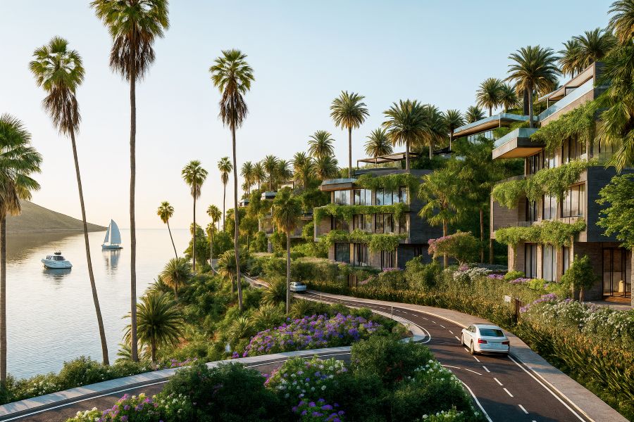 Rung tren mai - Dac trung kien truc Flower & Forest in the Sky