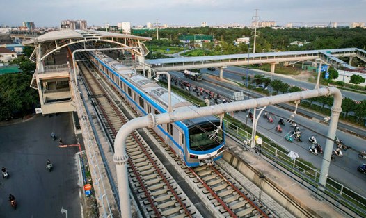 Doanh nghiệp cơ khí - điện nắm bắt cơ hội từ các dự án đường sắt đô thị tại TPHCM. Ảnh: Anh Tú