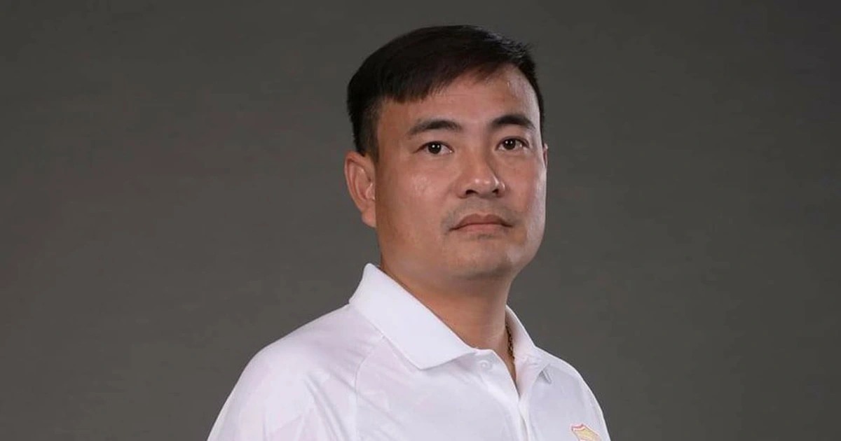 Tan huan luyen vien truong Nguyen Trung Kien. Anh: NDFC