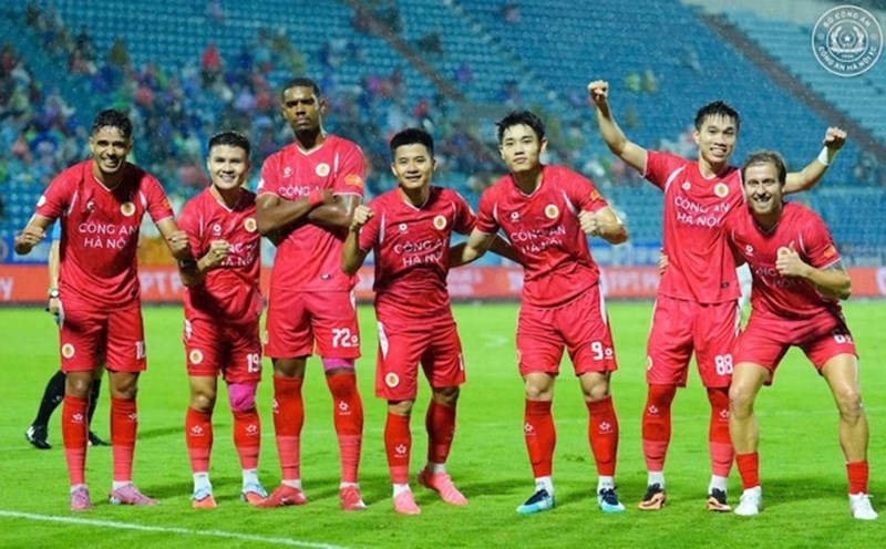 Hanoi Police will meet Ho Chi Minh City Police in round 8 of V.League 2025-2026. Photo: CAHN