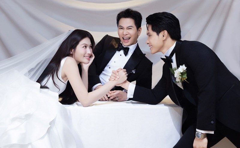 Mai Tien Dung is the "henchmen" for Quynh Chau - Phat Nguyen in the new MV. Photo: Provided by the artist.