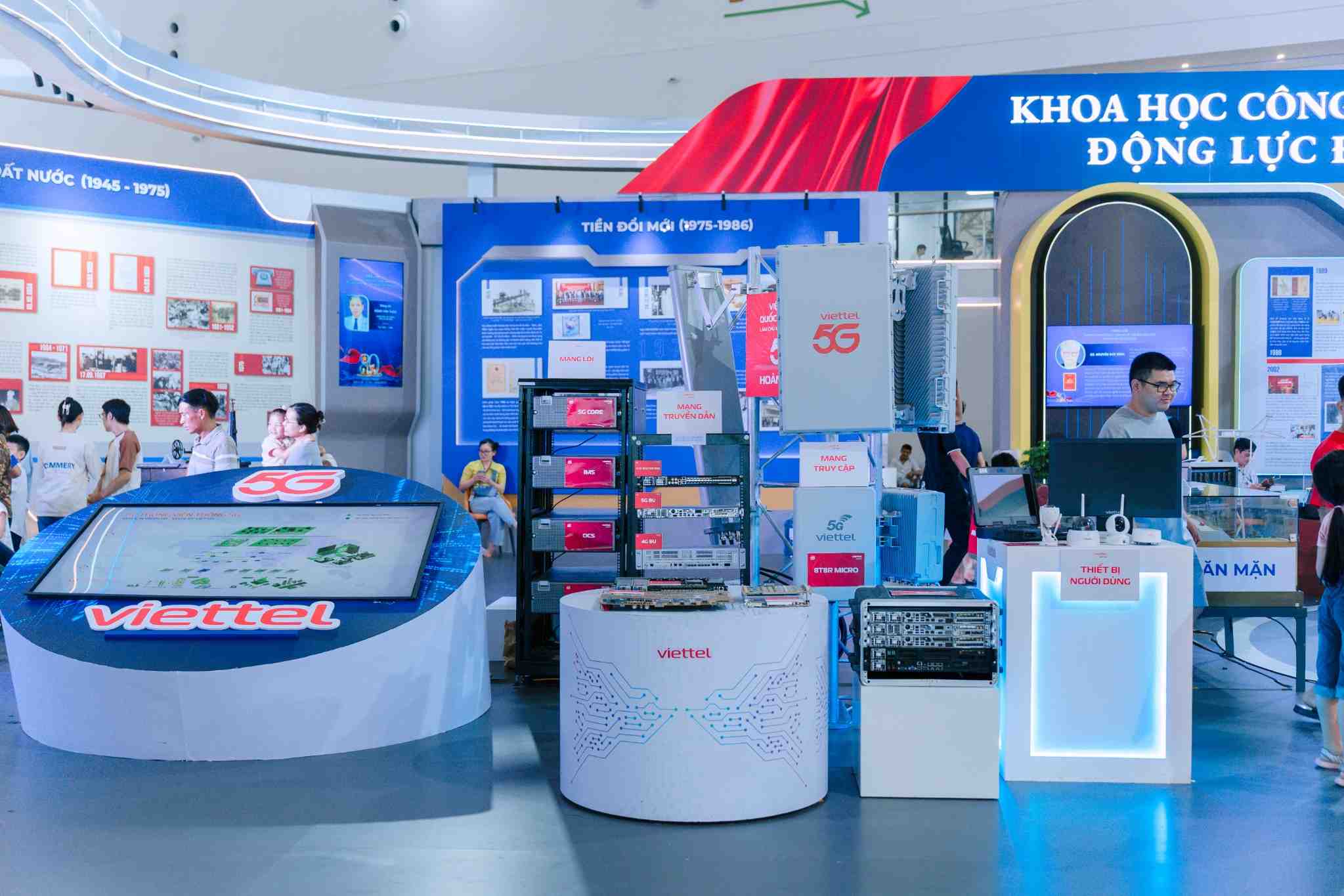 Mang loi cua Viettel High Tech da trien khai ho tro hang trieu thue bao 5G. Anh: Duc Van