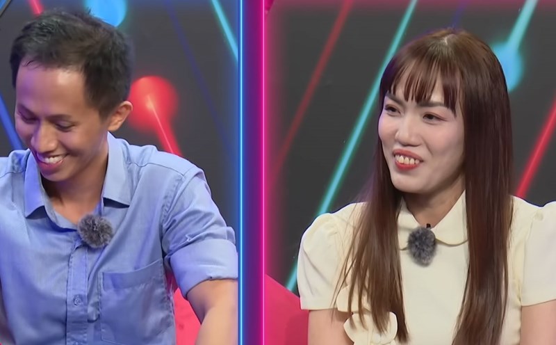 The couple on the show "You want to date". Photo: MCV Producer.