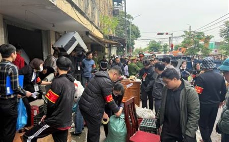 The whole scene is grinding. Photo: Ngo Quyen's rise in the digital transformation, Hai Phong