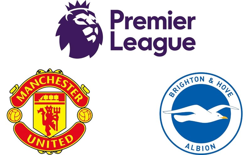 Man United face Brighton in the Premier League. Graphics: Van An