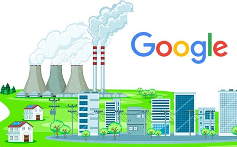 Google invested in broadwing gas power plant combined with CCS, which was intended to provide energy for the data center but still caused environmental controversy. Graphics: Cat Tien