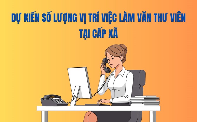 Expected number of clerical positions at the commune level