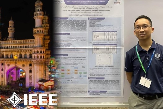 Doi ngu ky su AI cua VNPT cong bo nghien cuu AI xu ly giong noi tai ICASSP 2025.