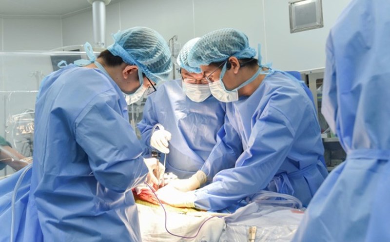 The 10th patient to successfully receive a liver transplant at Military Hospital 175. Photo: BVCC