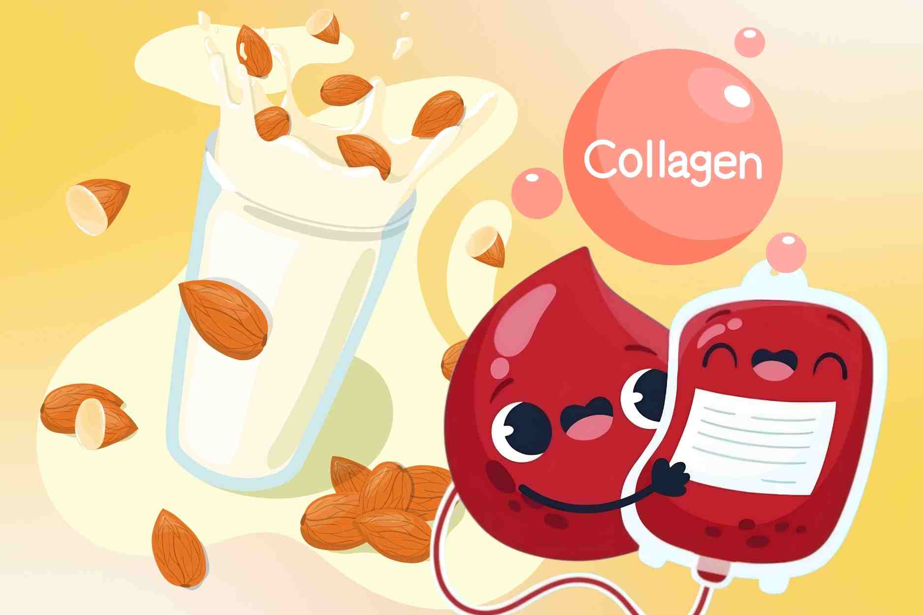 Seed milk combined with herbs helps women over 40 supplement blood, increase collagen