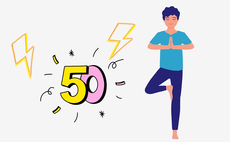 One-leg Standing Exercises help maintain strength and flexibility after age 50. Graphics: Thanh Thanh