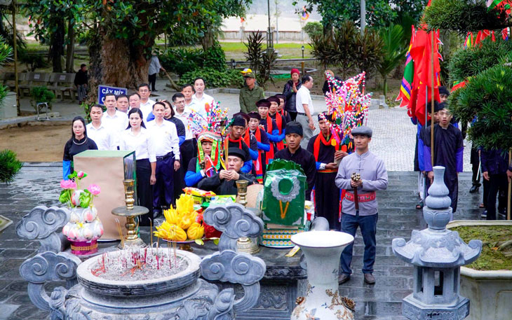 Su kien gop phan bao ton di san van hoa phi vat the, phat trien du lich tam linh va thuc day kinh te - xa hoi dia phuong. Anh: Tien Lap