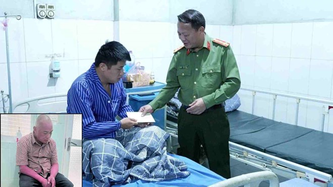 Đối tượng có biểu hiện loạn thần đâm đại úy công an ở Lạng Sơn