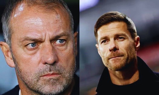 Hai huấn luyện viên Hansi Flick và Xabi Alonso.  Ảnh: AFP