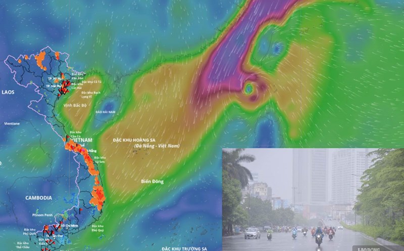 Forecast of the number of storms and tropical depressions expected to appear in the next month