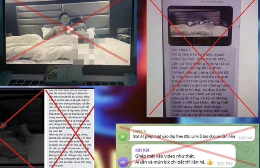 Đối tượng giả mạo anh Bình nhắn tin lừa đảo người thân, bạn bè của anh. Ảnh: Nhân vật cung cấp