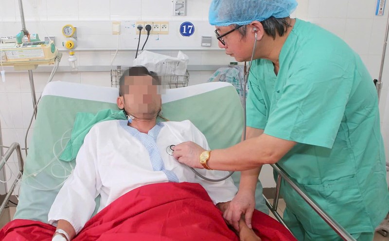 The patient successfully received a kidney transplant. Photo: Lan Huong.