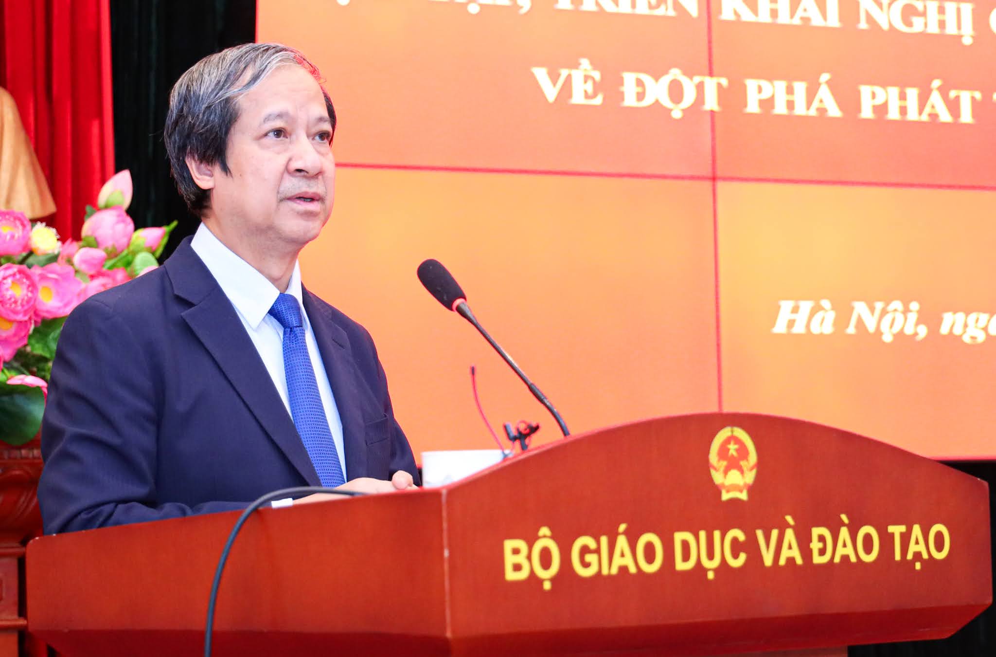 Viec tai cau truc, sap xep de cac don vi, co so giao duc duoc manh len, viec dau tu co trong tam trong diem va hieu qua hon. Anh: Nguyen Manh