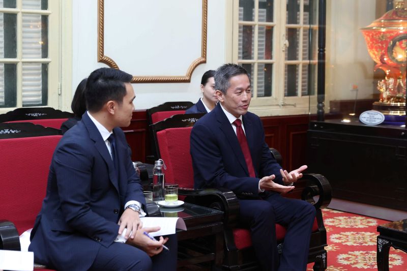 Ong Lester Tan, Tong Giam doc SABECO chia se. Anh; SABECO