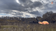 Russian artillery attacked Ukrainian forces. Photo: Russian Ministry of Defense
