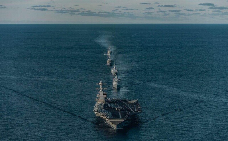 US aircraft carrier USS Donald Ford. Photo: US Navy