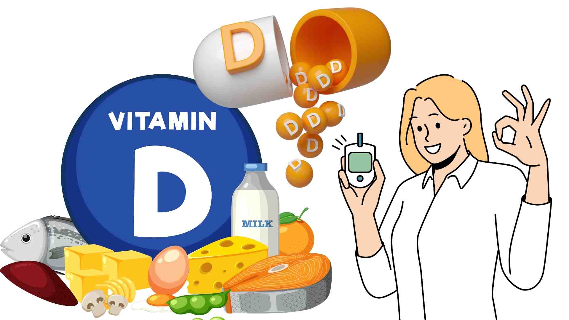 Supplementing vitamin D properly will be good for blood sugar. Graphics: Ha May