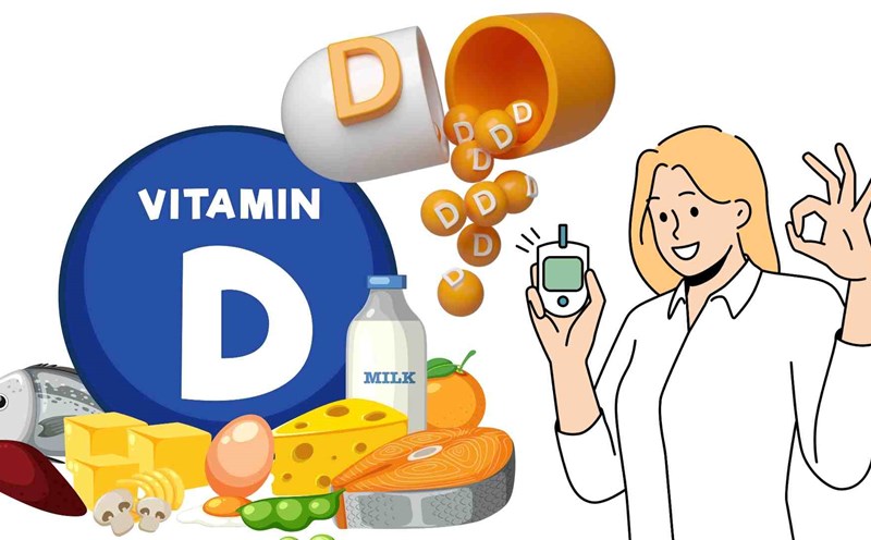 Supplementing vitamin D properly will be good for blood sugar. Graphics: Ha May