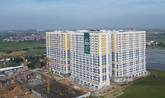 Một dự án nhà ở xã hội tại phường Nếnh, tỉnh Bắc Ninh. Ảnh: Trần Tuấn