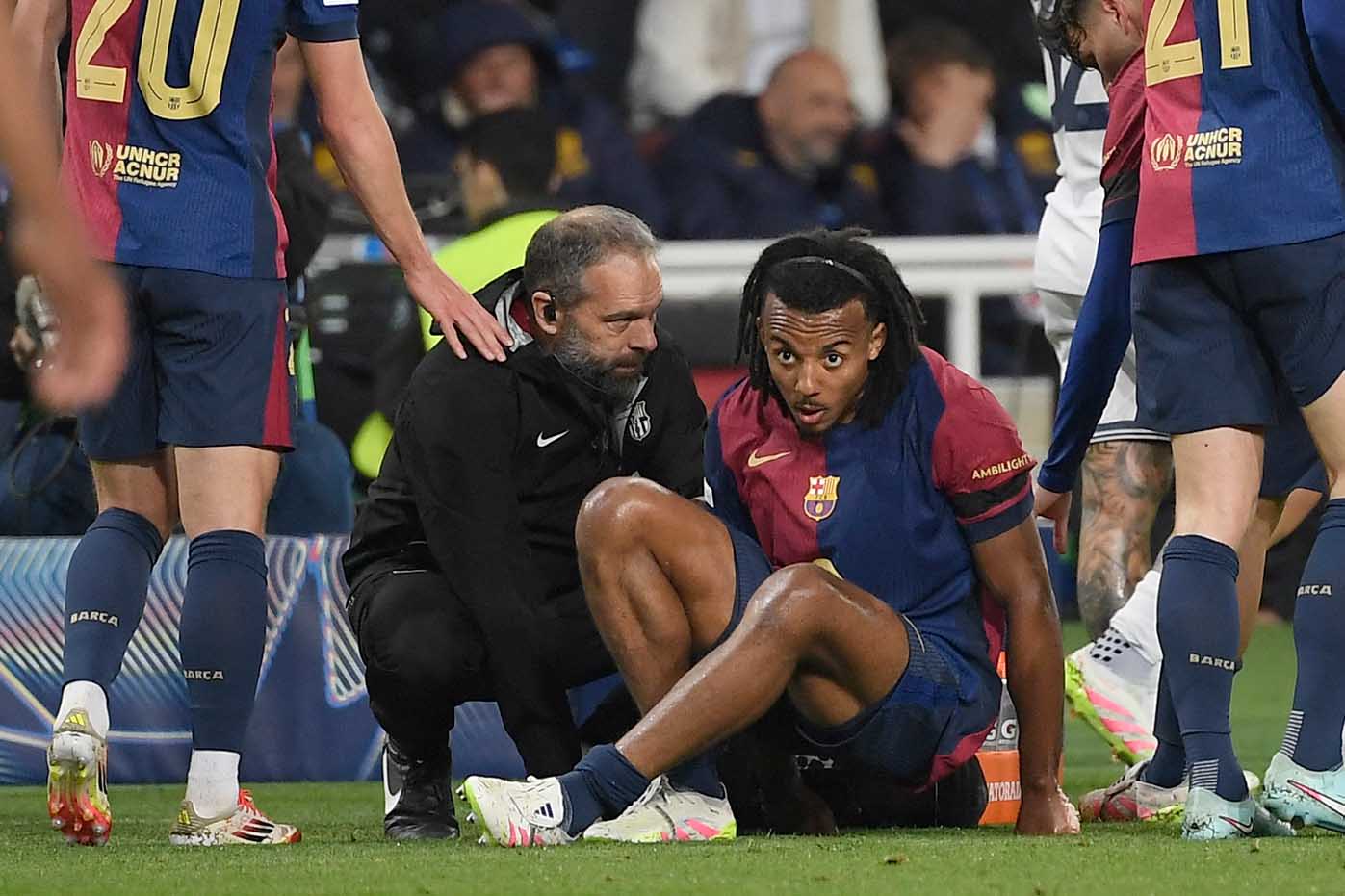 El Barcelona tiene demasiadas lesiones y deterioro fisico. Foto: AFP