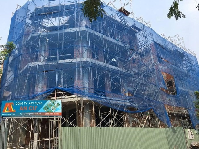 Cong trinh xay nha phan tho cua An Cu. Anh: Xay Dung An Cu