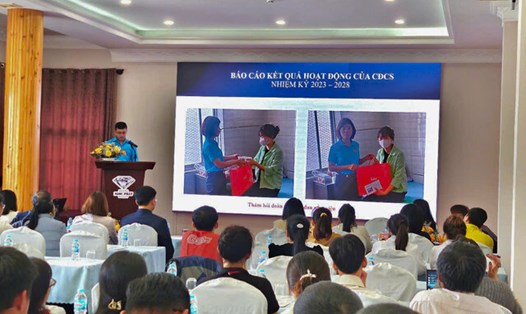 Công đoàn cơ sở Siêu thị GO! Đà Lạt đề ra mục tiêu xây dựng công đoàn vững mạnh để chăm lo cho người lao động được tốt hơn trong nhiệm kỳ 2025-2030. Ảnh: Đức Lâm