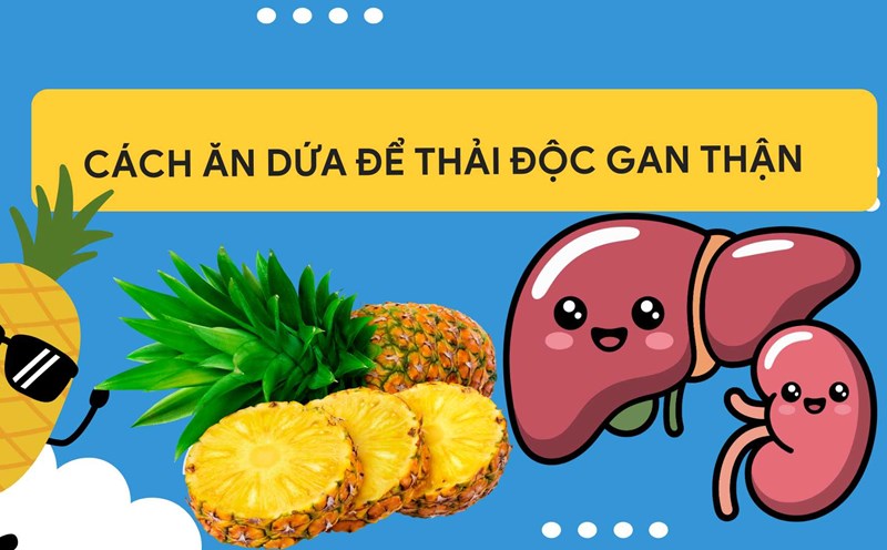 Pineapple is not only a cooling fruit but also helps detoxify the liver and kidneys effectively. Graphic photo: Huong Son