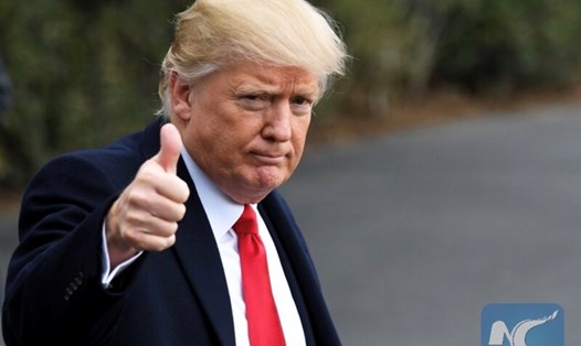 Tổng thống Mỹ Donald Trump. Ảnh: Xinhua