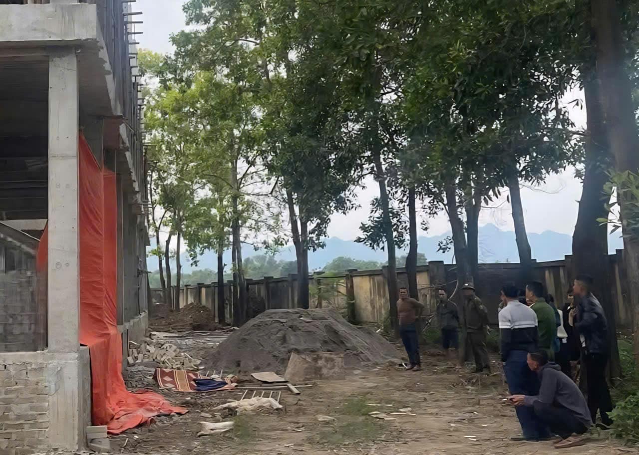 Tさんが亡くなった事故現場。写真: デュー・アン