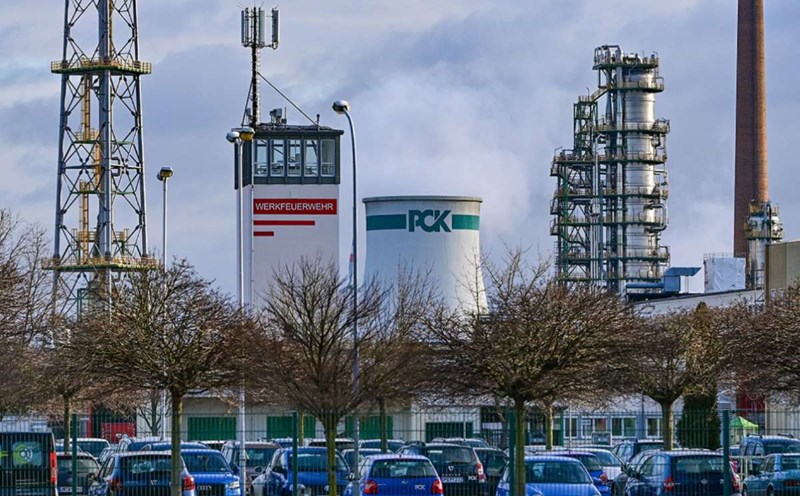 Russian oil and gas giant Rosneft once held a stake in the PCK refinery in Schwedt Germany. Photo: TASS