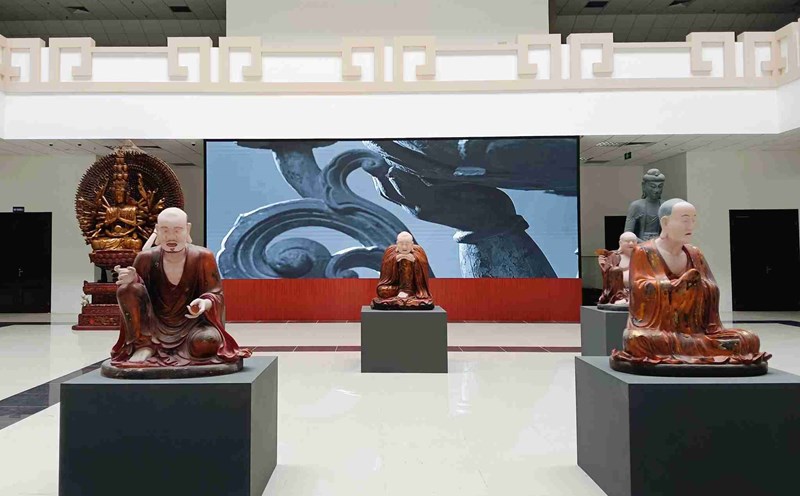 Hung Yen displays a precious Buddha statue towards Cultural Heritage Day. Photo: Hung Yen Museum