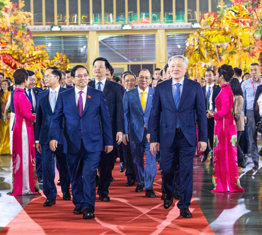 Prime Minister Pham Minh Chinh attended the opening ceremony of the first Autumn Fair - 2025. Photo: Hai Nguyen