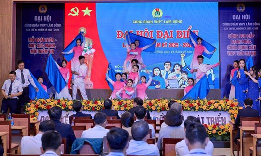 Đại hội Đại biểu Công đoàn VNPT Lâm Đồng nhiệm kỳ 2025-2030 trở thành ngày hội lớn, gửi gắm niềm tin, kỳ vọng và sự quyết tâm đổi mới của cán bộ, đoàn viên, người lao động. Ảnh: Đức Lâm