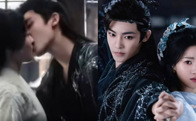 Lu Yuxiao and Hau Minghao in the movie "Nhap Thanh Van". Photo: VieON.