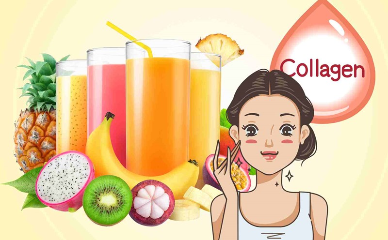 How to drink juice to increase collagen production, keep skin white and smooth