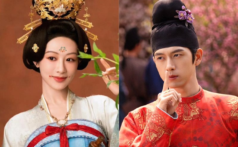Yang Zi and Li Xian in "Quoc sac phuong hoa". Photo: Producer