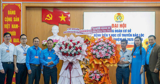 Bao Loc Traditional Medicine Hospital Trade Union Congress (Lam Dong province) for the 2025 - 2030 term. Photo: Duc Lam