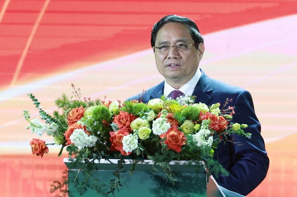 Prime Minister Pham Minh Chinh highly appreciated the 2025 Autumn Fair being held for the first time but it has achieved "the 6th best". Photo: Hai Nguyen