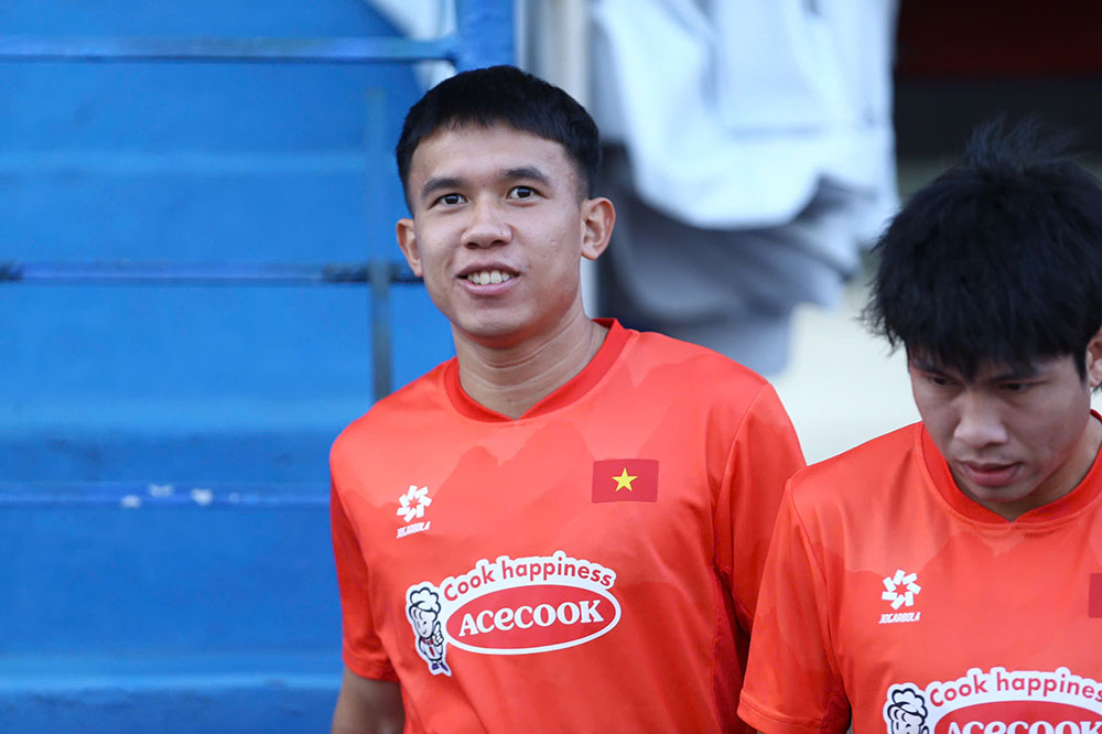 Midfielder Vo Hoang Minh Khoa. Photo: Thanh Vu